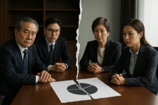 한국화장품동해지사 | 3세 체제로 넘어가는 한국화장품, 한 지붕 두 가족 지배구조의 균열 시작?