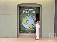 (주)풀무원푸드앤컬처 플랜텍포항본사 | 풀무원, 비건 레스토랑 플랜튜드(Plantude) 지구사랑 포토존 조성