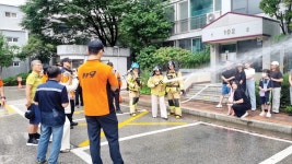 서울 도봉한신아파트, 도봉소방서와 합동 훈련