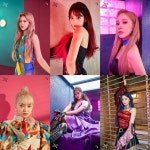 에버글로우, 사이버 펑크+비비드+주체적 여성
