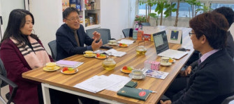 “불필요한 규제 타파” 이상창 중기청장, 안양 소재 茶 수입업체 찾아