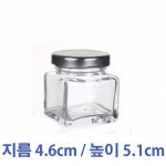 유리병 잼병 유리병 사각 SG30S(A)-40파이 126개 : 방백마켓
