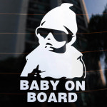 베이비온보드 자동차 스티커 baby on board 아이가 타고 있어요 : 톨장군네