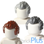 개명헤어벵크 | 레고 헤어 피터 벵크먼, 벗겨진 머리 Minifig, Hair Short Swept Back with Sideburns and Widow's Peak 21268 : 브릭플러스