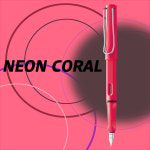 라미 사파리 네온코랄 만년필-한정판 : penzone