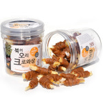 아침애 수제간식 크로와상 강아지간식 북어+양고기, 200g, 2개 : 개밥왕