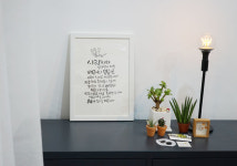 캘리그라피 A3액자 & A4액자 : 손끝느낌 캘리그라피