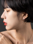 14k 18k 데일리 디컬렉션 큰 링귀걸이 : 키스텔라