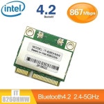 인텔 AC8260/mini PCIe/867Mbps/Bluetooth 4.2 무선랜카드 HMW (mini PCIe) 에 장착가능 : 마이다스코리아