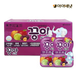 에이&비글로벌 | 아이배냇 끙아쥬스 80ml x 10개입 / 8종이상의 과일 야채 쥬스 / 끙아 에이A / 비B / 씨C : 스마일팜.