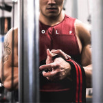 스트렝스핏strengthfit | 남성 wolf 헬스나시 머슬핏 스트렝스핏 짐웨어 : 센버스