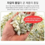제주천수옥 | 천수옥 옥돌 경추 일자목 숙면 기능성 베개 40cm x 9cm(낮은베개) : 천수