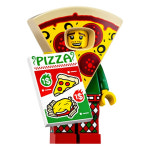 레고 미니피규어 시즌19 71025-10 피자 알바 Pizza Costume Guy : 브릭플러스