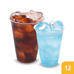 92파이 12(oz온스)350ml 투명pet컵 일회용 아이스 커피 카페 플라스틱컵 : 인싸컵