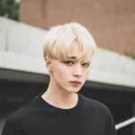 남자가발 탈색 투블럭 내츄럴댄디컷 하이블리치 : 호시헤어위그