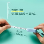 델리 휴대용 미니 줄자 인치 센치 줄자 : 알리베베