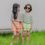 네온 스판 팬츠 여름 반바지 : 알리베베