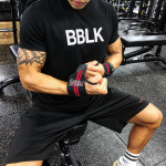 비인더블랙 머슬핏 반팔 BBLK 빅로고 2color 데일리 티셔츠 : 비 인더 블랙