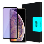 아킴 시력보호 블루라이트차단 풀커버 강화유리 액정보호필름 아이폰XS MAX, 1매입 : 아킴