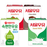 서울우유신천외판원 - 666 | 서울우유 멸균 흰 우유 200ml x 24팩 딸기 초코 저지방 : 산지직송 직판장
