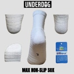 UNDERDOG 맥스논슬립삭스(쿼터/크루) 실리콘 미끄럼방지 농구양말 기능성 중목 장목 : 언더독스토어
