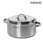 키친아트 프리미오 통5중 스텐냄비 인덕션용 큰냄비 양수 24cm : 리빙본