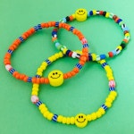 주주 주르즈 4mm HAPPY SMILE 비즈 팔찌 : JUJU JOURzz