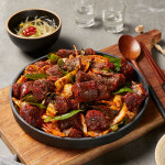 쿡솜씨 깻잎 매콤 순대 볶음 캠핑 맛집 술안주 요리 음식 야식 야채순대 2인분 밀키트 : 쿡솜씨