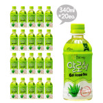 (주)알로에프엔비 | 퓨어플러스 상큼함이 가득 알로에 340ml X 20ea : 민호에프앤비
