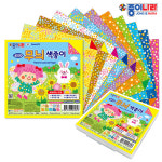 종이나라 4000 무늬색종이 케이스 (10색 90매) : 모닝문구서점