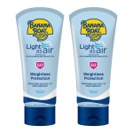 Banana Boat Light As Air Sunscreen Lotion 6 oz 바나나 보트 라이트 선크림 SPF 50+ 177ml 2팩 1세트 : 어라운드더월드