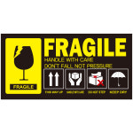 주식회사 에덴티엠 | FRAGILE 스티커 블랙 1000매 : 에덴티엠 스토어