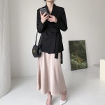 벨트set 베이직 테일러드 자켓 여성 정장 재킷 77가능 4color : 스타일 라떼