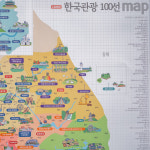 한국관광 100선 스크래치 맵 지도 우리나라지도 대한민국 : 에이든 여행지도
