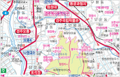 경상북도 경주시 관내도 경계지도 행정지도 경주시지도 코팅지도 110cmX78cm : 지도닷컴