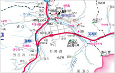 경상남도 산청군 관내도 경계지도 행정지도 산청군지도 코팅지도 110cmX78cm : 지도닷컴