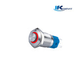 FT16QE-H11E (QN16-F2) 16파이 LED 푸쉬/락 메탈 방수스위치 : 아이에프컴퍼니