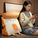 쇼파 삼각 세모쿠션 토스트 베이커리 쿠션 침실 숙소 소파 등받이 분리 세탁 가능 : 직구어스몰