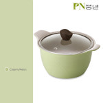 PN풍년 포시아D올라 IH 세라믹 인덕션 편수냄비 18cm 아이보리 : 홍연팜