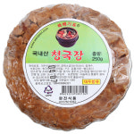 참나원식품 | 완전식품 뚝배기표 국내산 청국장 250g x 3개 : 더마트