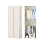 한샘 샘베딩 마일드 옷장 80cm(높이216cm) 2단행거형 : 한샘mall