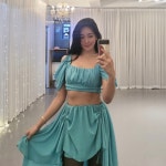 자스민탑 벨리댄스 댄스웨어 발레 폴댄스 현대무용 크롭 : 비쥬벨라