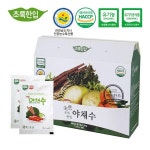 초록한입 유기농생생 야채수(국내산) 110ml 30포 유기농산물 채소즙 야채즙 : MS리빙