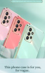 갤럭시 S22 울트라 케이스 (S22 Ultra Case) 소프트 TPU 커버 럭셔리 스퀘어 도금 케이스 : 뇨룡이 하울