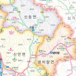 산청군지도 코팅 - 산청지도 경상남도 도로 행정 전도 : 나우맵