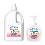 리필씽 | 아이깨끗해 핸드워시 대용량 손세정제 리필4L+펌프용기490ml 1개 : 더베러씽
