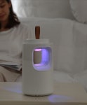 휴대용 모기 해충 벌레 트랩 퇴치기 캠핑 LED 무드등 친환경 저소음 충전 USB 포충기 : GIVEGOOD