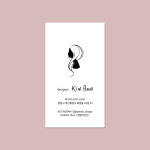 미용실/헤어 명함 네일 속눈썹 감성 카페 홍보명함 : 밤빛디자인