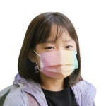 무지개 새라 써멀본드 어린이 소형 초소형 마스크 5매입 : 어둥이네