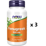 베지그릭 | 나우푸드 Now fenugreek 페누그릭 허브 500mg 100베지캡슐 3팩 : 햄스 컴퍼니